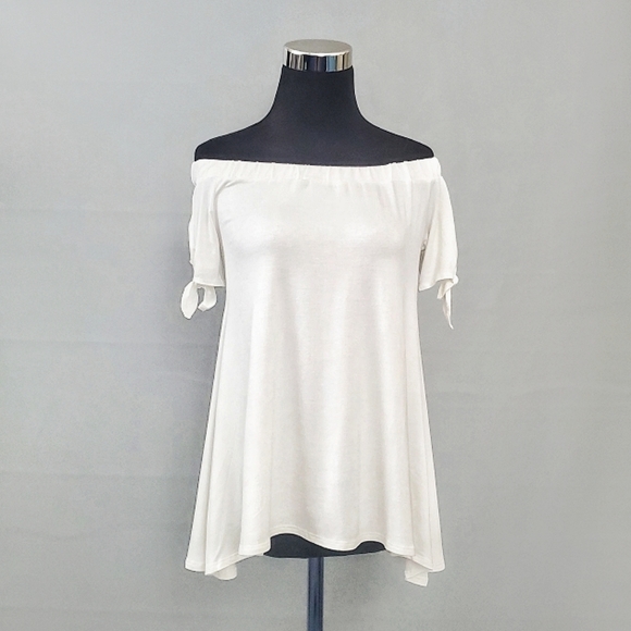 Tie Sleeve Swing Top - Picture 2 of 4